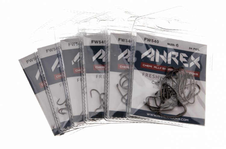 Ahrex Fw540 Curved Nymph Barbed #6 Trout Fly Tying Hooks